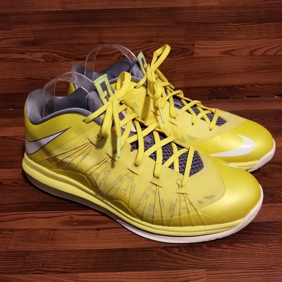 Nike Other - 11 Nike Air Max Lebron 10 Low Sonic Yellow 2013
